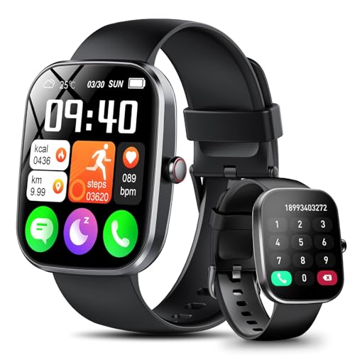 Smartwatch Herren Damen, 1,91\"HD Touch Fitnessuhr mit Bluetooth Anrufe, 120+ Sportmodi Fitness Tracker mit Herzfrequenz SpO2 Schlafmonitor Schrittzähler, IPX7 Wasserdicht Smart Watch für Android iOS Smartwatch Herren Damen, 1,91\"HD Touch Fitnessuhr mit Bluetooth Anrufe, 120+ Sportmodi Fitness Tracker mit Herzfrequenz SpO2 Schlafmonitor Schrittzähler, IPX7 Wasserdicht Smart Watch für Android iOS