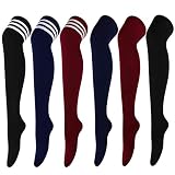 Super lindo con pantalones cortos y minifaldas, que muestran su vigor juvenil y aumentan su confianza. También puedes usarlos debajo de las rodillas como montones de calcetines, naturales y casuales; 6 estilos diferentes, suficientes para muchas ocasiones y reemplazo