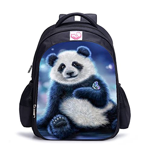 Sac d'école panda ergonomique contre le mal de dos des enfants et adultes