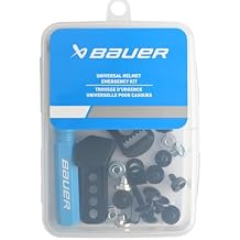 Bauer Universal Hockey Helmet Repair Kit - Includes Travel Case, Screwdriver and 22 pcs