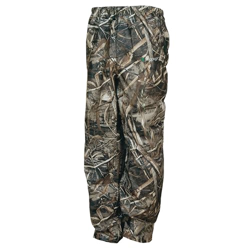 FROGG TOGGS Unisex Adult Classic Pro Action Waterproof Breathable Rain Pants, Realtree Max5, Medium US