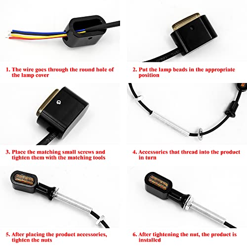 Lâmpada De Freio De Corrida Led Para Motocicleta Mini Traseira Led Para Harley Softail Touring Sport