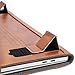 TYTX Compatible with MacBook Air Genuine Leather Case with Vents and Stand Function 13 Inch 2021 2020 2019 2018 (A2337 A2179 A1932) (Genuine Brown)