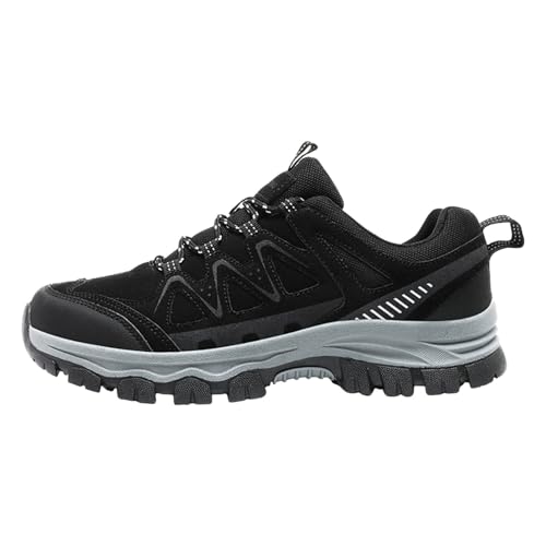Zapatos de senderismo para hombre, impermeables, zapatillas de senderismo, zapatos de montaña, transpirables, anchas, de montaña, para correr, para exteriores, con pies anchos, zapatillas deportivas