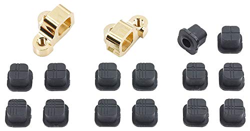 Brazo de suspensión TRF420 de latón TAMIYA para evitar vuelcos y mejorar agarre en curvas