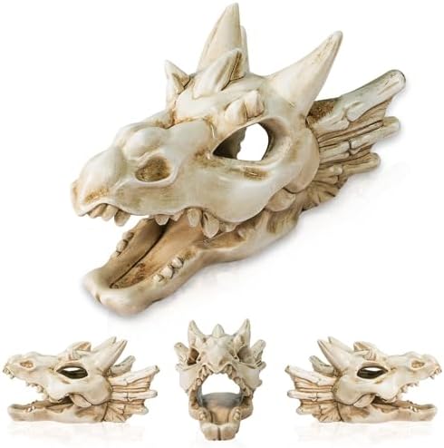 Warmtree Dragon Skull Animal Skulls Mini Skulls Dinosaur Skull Aq...