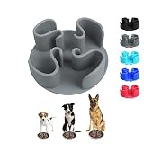 WINSEE Slow Feeder Dog Bowls Insert, Soft Silicone Slow Eating Dow Bowl for Small Medium Large Dogs(