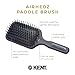 Kent AH6G Airhedz Cushion Paddle Brush - Scalp Massager and Detangler Brush - The Hair Brush for Thick Hair - Scalp Massager and Growth Stimulator - Hair Detangler and Curly Hair Brush