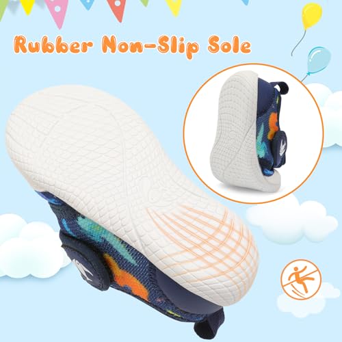 Image of FEETCITY Baby Walking Shoes Boys Girls Infant Barefoot Shoes Breathable Lightweight Baby Slip On Shoes