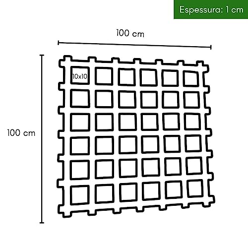 Painel Articulado de Madeira Alpe para Jardim Vertical 100x100 cm