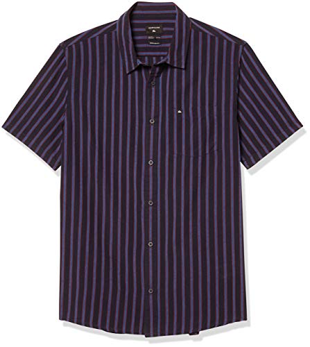 Chemise Quiksilver Oxford Lines homme en coton rayé casual chic