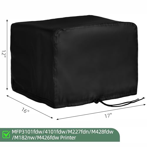 Jungda Printer Cover Compatible with HP Laserjet Pro MFP 3101fdw/4101fdw/M227fdn/M428fdw/M182nw/M426fdw Printer,Waterproof Printer Dust Cover - 17 x 16 x 12 Inch
