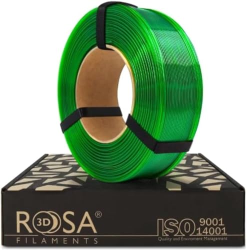 Filament ROSA 3D FILAMENTS PETG High-Speed Zielony Przezroczysty (GREEN TRANSPARENT)