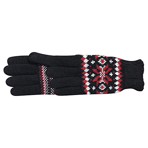 Manzella Women's Crystal Knit Cold Weather Glove with Ultra Plush Lining