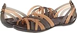 crocs Women's 14121 Huarache Flat,Bronze/Espresso,9 M US