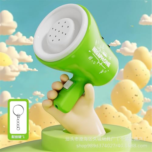 Mégaphone en forme de bouleau pour enfants avec microphone - Petit mégaphone - Porte-clés fantaisie pour femme et enfant - Changeur de voix, Rouge, Normal version – vue 8