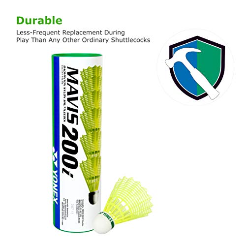 Yonex Nylon Shuttle Cocks- Mavis 200 I #TOP3