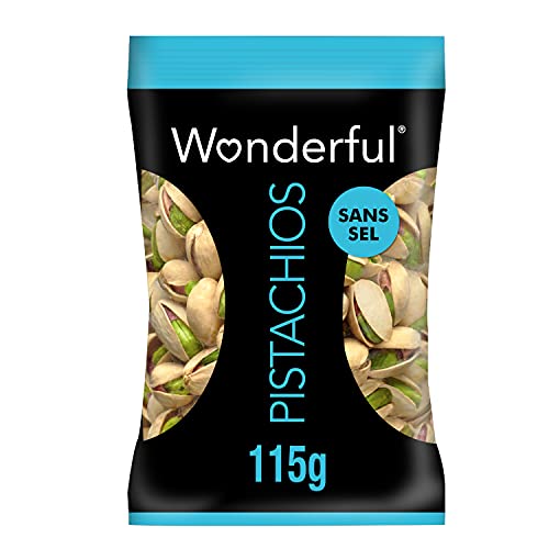 Wonderful Pistachios & Almonds - Pistaches sans sel 115g mûries sous le soleil californien - lot de 12 Cover