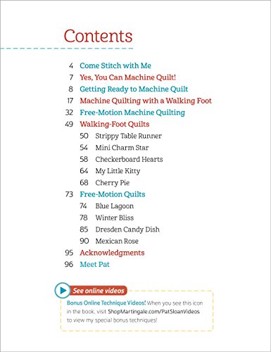 Pat Sloan\'s Teach Me to Machine Quilt: Learn the Basics of Walking Foot and Free-Motion Quilting
