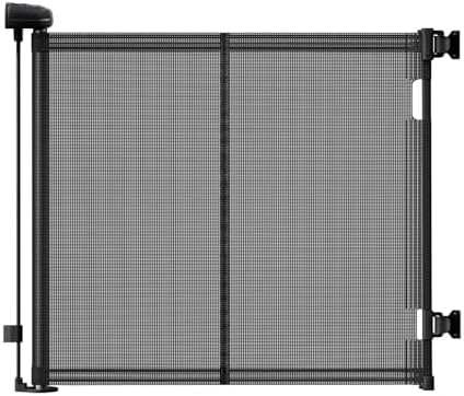 Reppenschutzgitter Ausziehbare für Babys,0-140 cm,83 cm Hoch Baby Absperrgitter Treppenschutzrollo,Einhändig Bedienbar,Geeignet für Treppen/Türen/Innen & Außen türschutzgitter (140