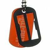 Bioworld Merchandising - Call of Duty Black Ops II pendentif Dog Tag Black/Orange Pair
