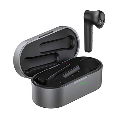Bluetooth Kopfhörer in Ear, KUNGIX Kabellose Kopfhörer Wireless Earbuds mit IPX7 Wasserschutzklasse,Integriertem Mikrofon,Klares Klangprofil,Bequem Halt Ladecase,Bluetooth 5.0 für Arbeit und unterwegs