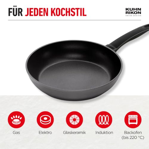 KUHN RIKON EASY INDUCTION Bratpfanne 18cm, Induktionspfanne, Recyceltes Aluminium, Antihaftbeschichtung mit Titanpartikeln… – Ansicht 5