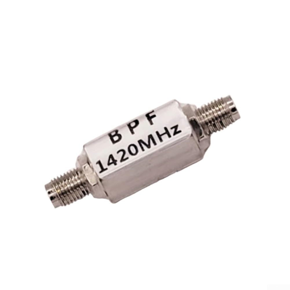 Filtro passa-banda per radioastronomia da 1420 MHz con rifiuto fuori banda da 48 dB e connettori bidirezionali (guscio quadrato)