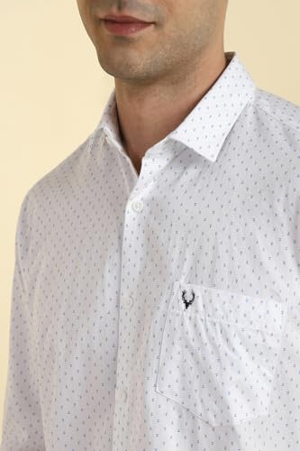 Image of Allen Solly Men Cotton Blend Regular Fit Shirt