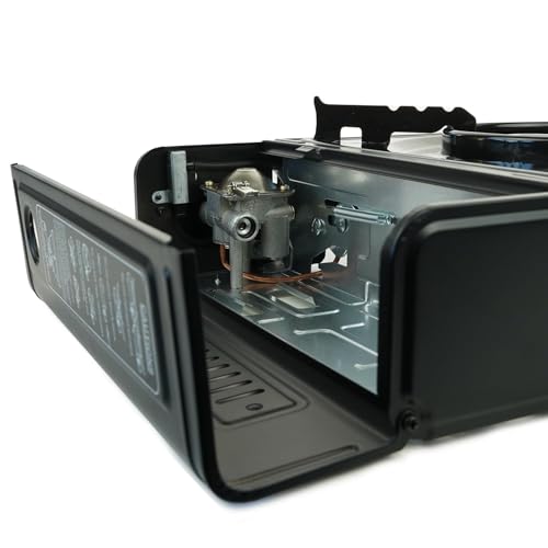 Eurocatch Portable Gas Cooker - Includes 12 Gas Bottles - Camping Stove - Efficient Gas Burner - Travel-Friendly Carrying Case - Image 4