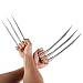 Wolverine Claws Realistic Plastic Cosplay Costume Props, Set of 2