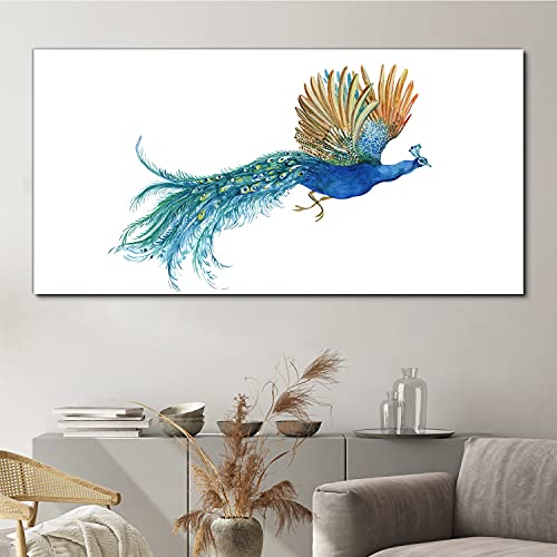 Tableau d'intérieur d'exception peacock d'oiseau animal en impression premium - 3