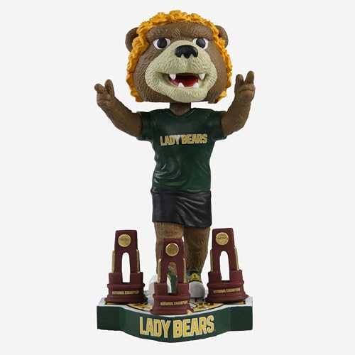FOCO Marigold Baylor Women's Basketball 3X National Champions Bobblehead NCAA