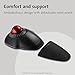 Kensington Orbit Wireless Trackball with Scroll Ring - Black-Red (K70990WW),