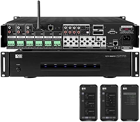 OSD Nero App Control 6x Zones 6x Source 80W Multi Room Amplifier iOS Android, Control4 Driver