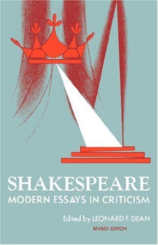 Shakespeare: Modern Essays in Criticism (Galaxy... B01NAO68BK Book Cover