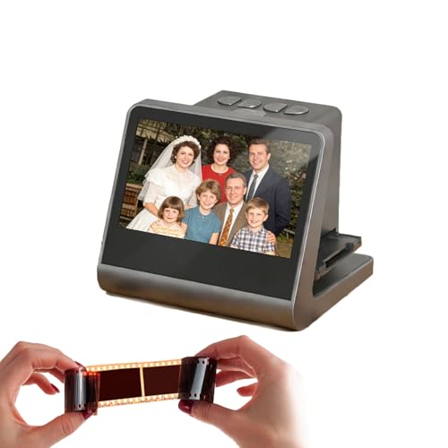 Escáner De Películas Y Diapositivas con Pantalla LCD A Color De 5 Pulgadas, Escáner Digital con Interpolación 48MP para Películas 35mm 135 110 126KPK