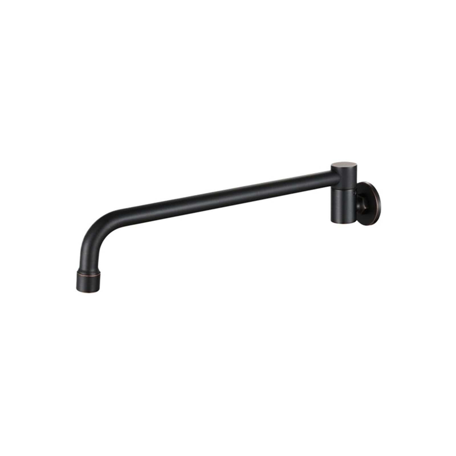 Robinet de cuisine semi-automatique froid simple mural noir