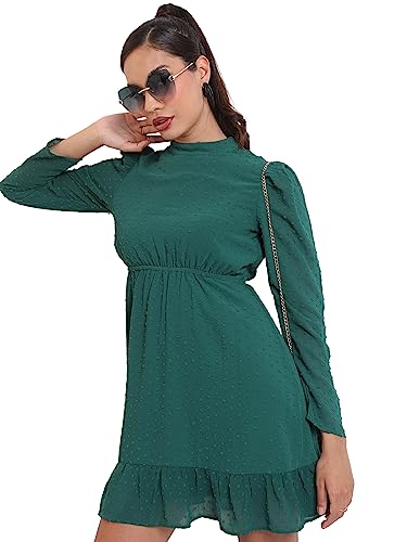 Image of KETCH Women Bodycon Above Knee Regular Fit Full Sleeve Dress