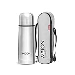 Milton Small Vacuum Flask for Hot Drink 350 ml (12 oz), Stainless Steel Double Walled Insulated Water Bottle for 24 Hour Hot and Cold Drinks, Leak Proof, BPA Free, Food Grade, Thermosteel Flip Lid