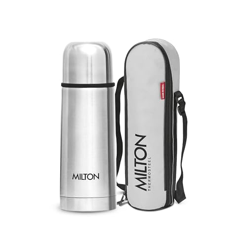 Milton Flip Lid 350 Thermosteel Water Bottle 350 ml, 24 Hr Hot and Cold I Leak Proof Lid with...