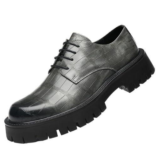 Elegant Mens Leather Lace Up Oxford Shoes Comfortable for Work Business and Formal Occasions