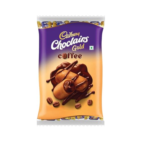 Image of Cadbury Choclairs Gold Coffee Candy, 336 g (60 Candies)