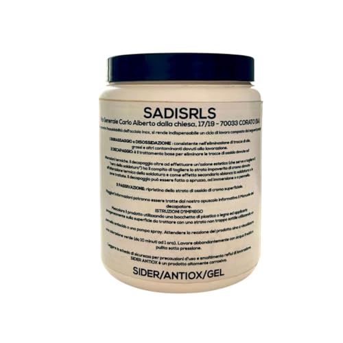 Decapante Gel Professionale per Acciaio Inox 1KG Sider/Antiox