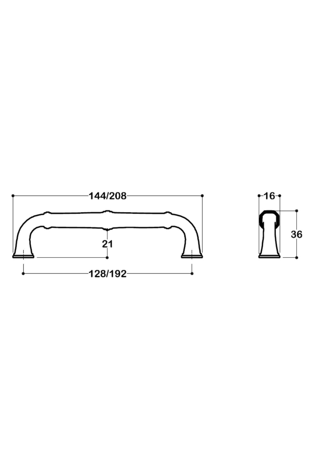 System 4224 Modern Kulp Altın Renk 128 Mm Altın Tek Ebat Ssy4224 0128 Gl
