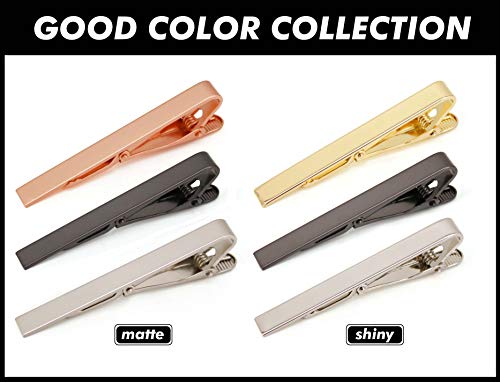 Tie Clip for Men-Elegant Tie Bar for Formal Business Wedding Tuxedo Shirts, Personalized Tie Clip for Men with Gift Box for Father, Boyfriend, Friends.
