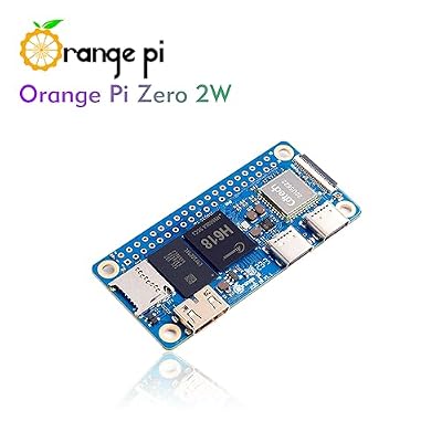Orange Pi Zero 2W 4GB 40 Pin Allwinner H618 LPDDR4 Quad Core 64 Bit Single Board Computer, 1.5GHz Frequency WiFi 5.0 Bluetooth 5.0 onboard Antenna Support 4K Display Run Android Ubuntu (Zero 2W 4G)