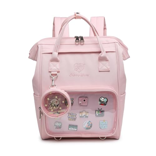 Image of CHERRY SAUCE Ita Bag Pin Kawaii Cute Display Mommy Backpack for School Anime Cosplay with Insert
