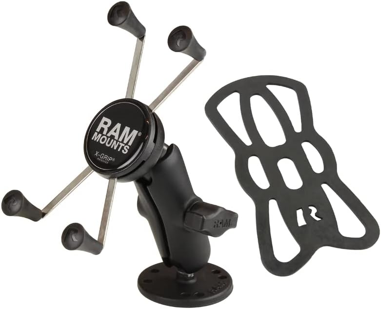 Miniatura 2 de RAM MOUNTS X-Grip - Soporte grande para teléfono con base de taladro RAM-B-138-UN10 con brazo medio