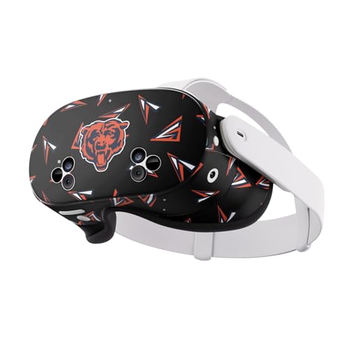 Skin Chicago Bears Meta Quest 3S Head Case Designs vinyle géométrique